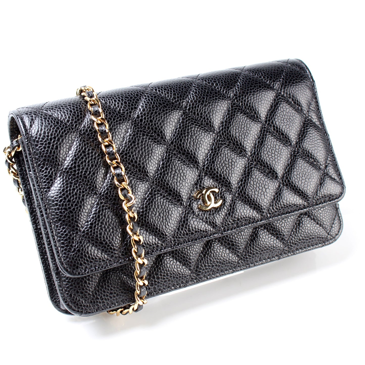 WOC Classic Quilted Caviar 28M