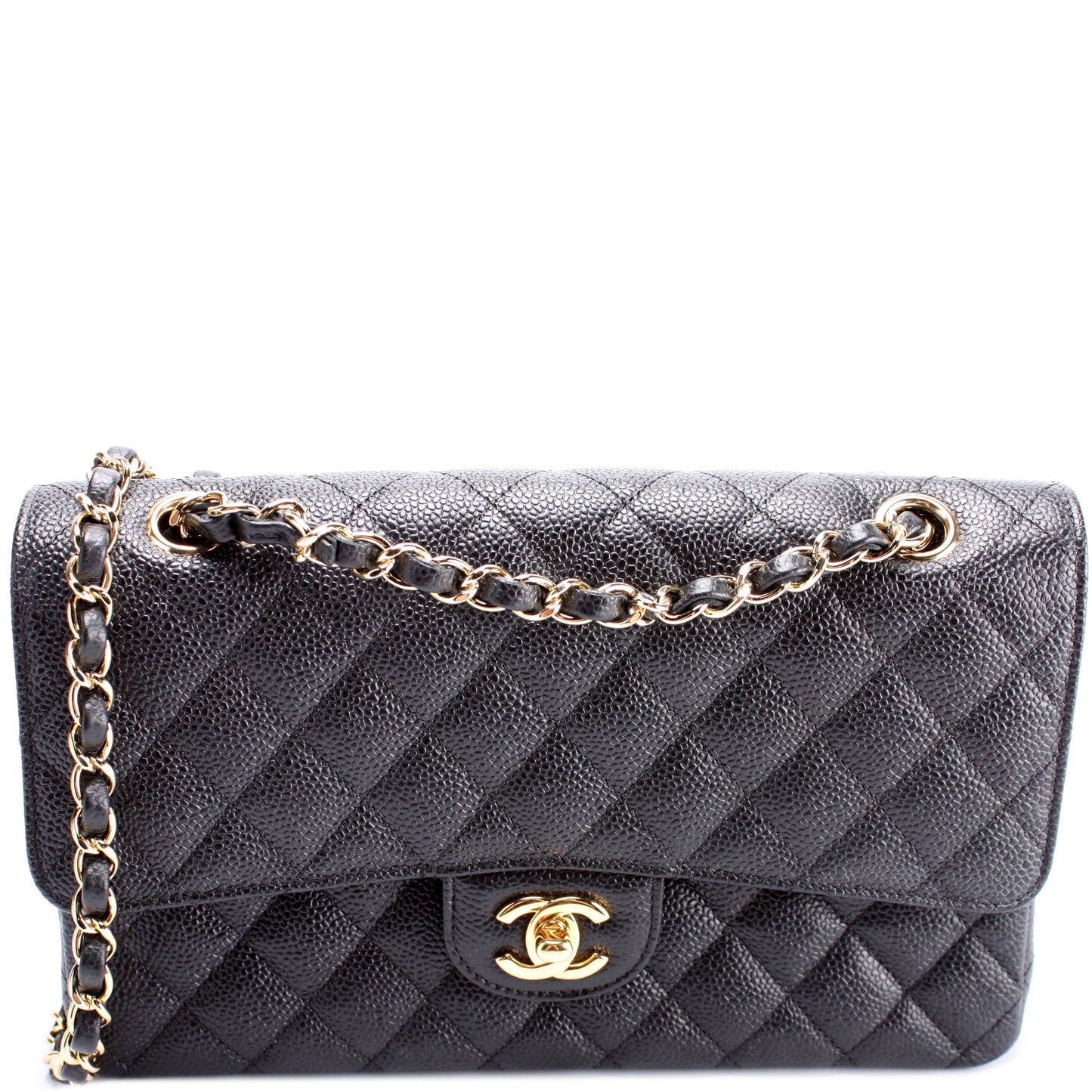 Classic Flap Medium Caviar 17M