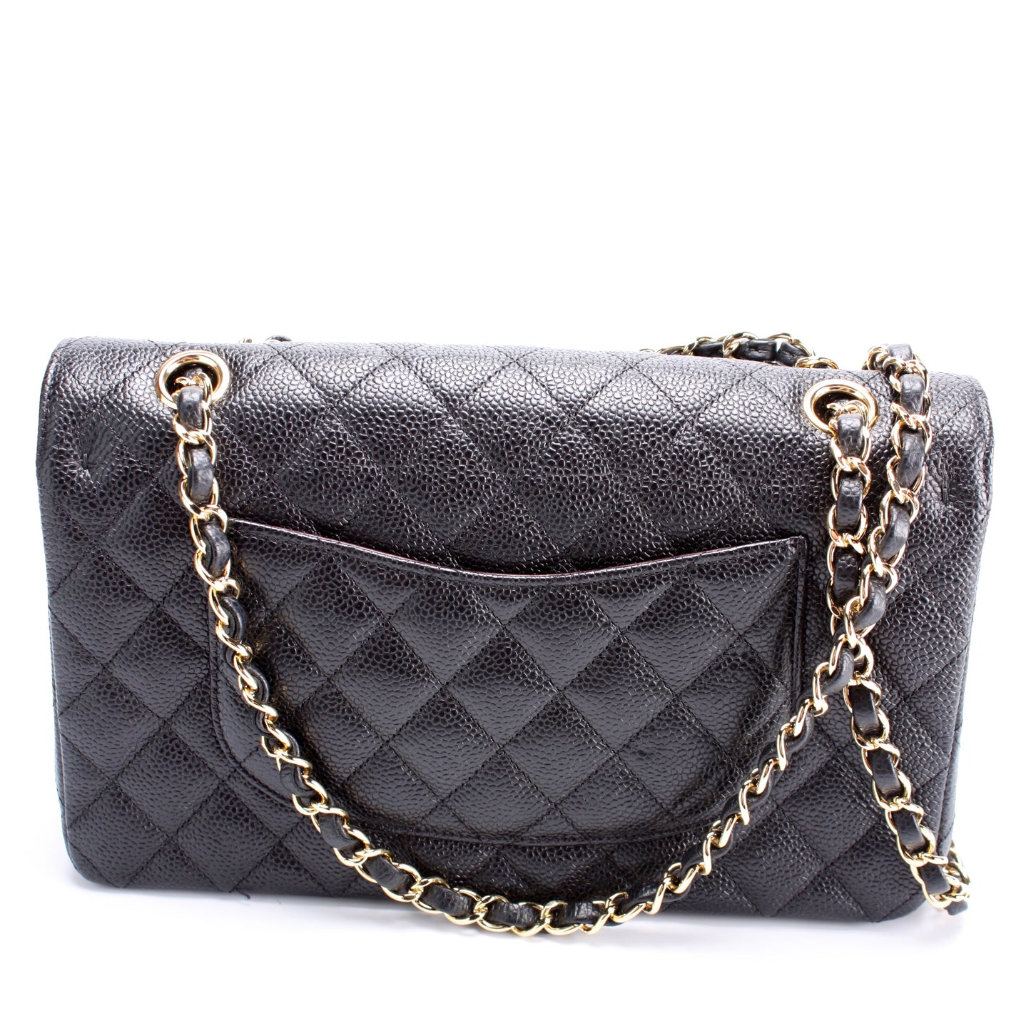 Classic Flap Medium Caviar 17M