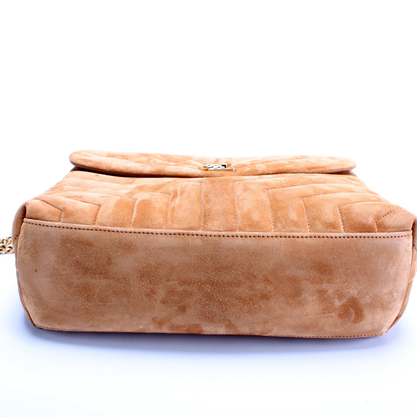 Loulou Medium Quilted Suede