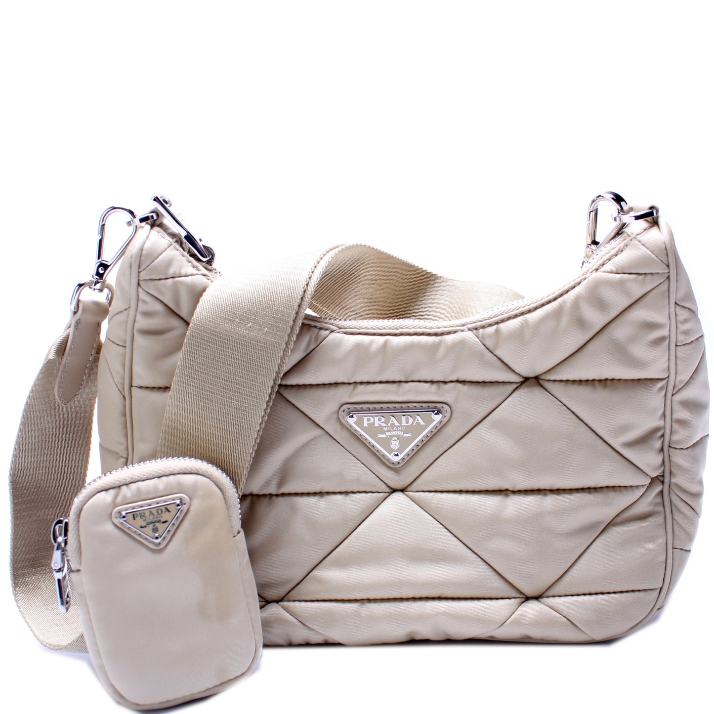 1BC151 Re-Nylon Padded Hobo