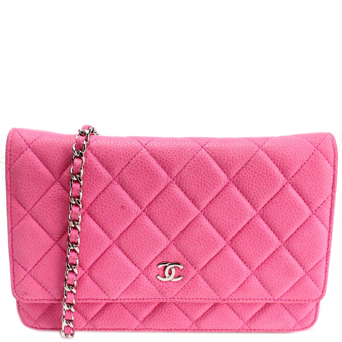 WOC Classic Quilted Matte Caviar 18M