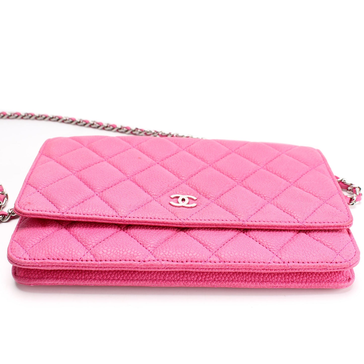 WOC Classic Quilted Matte Caviar 18M