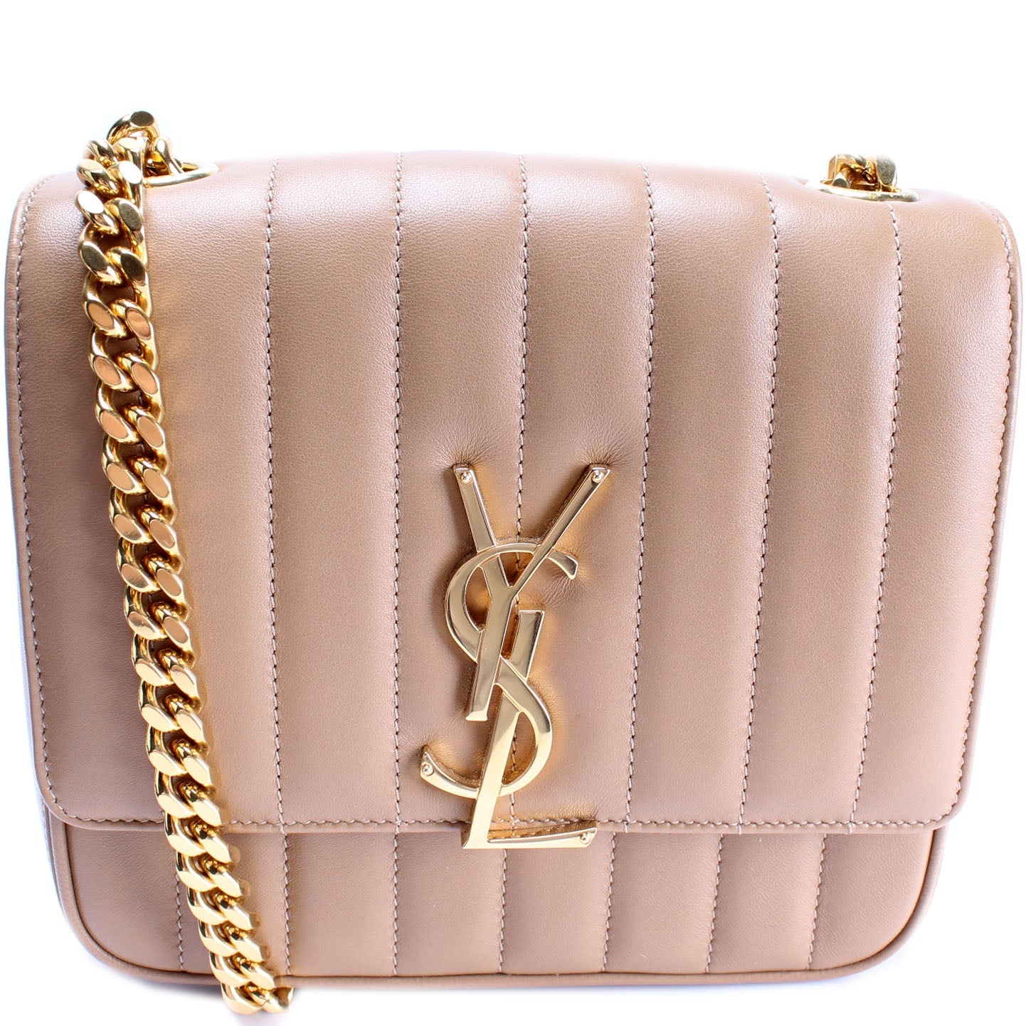 Vicky Medium Chain Bag Lambskin