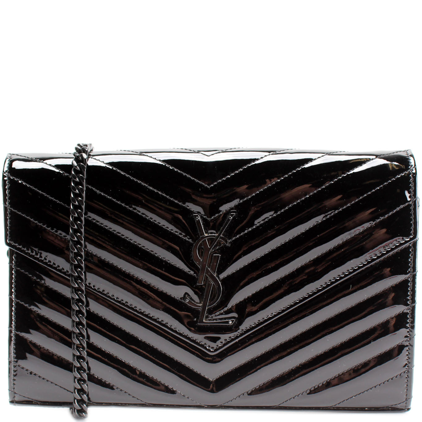 Cassandre Patent Chain Wallet