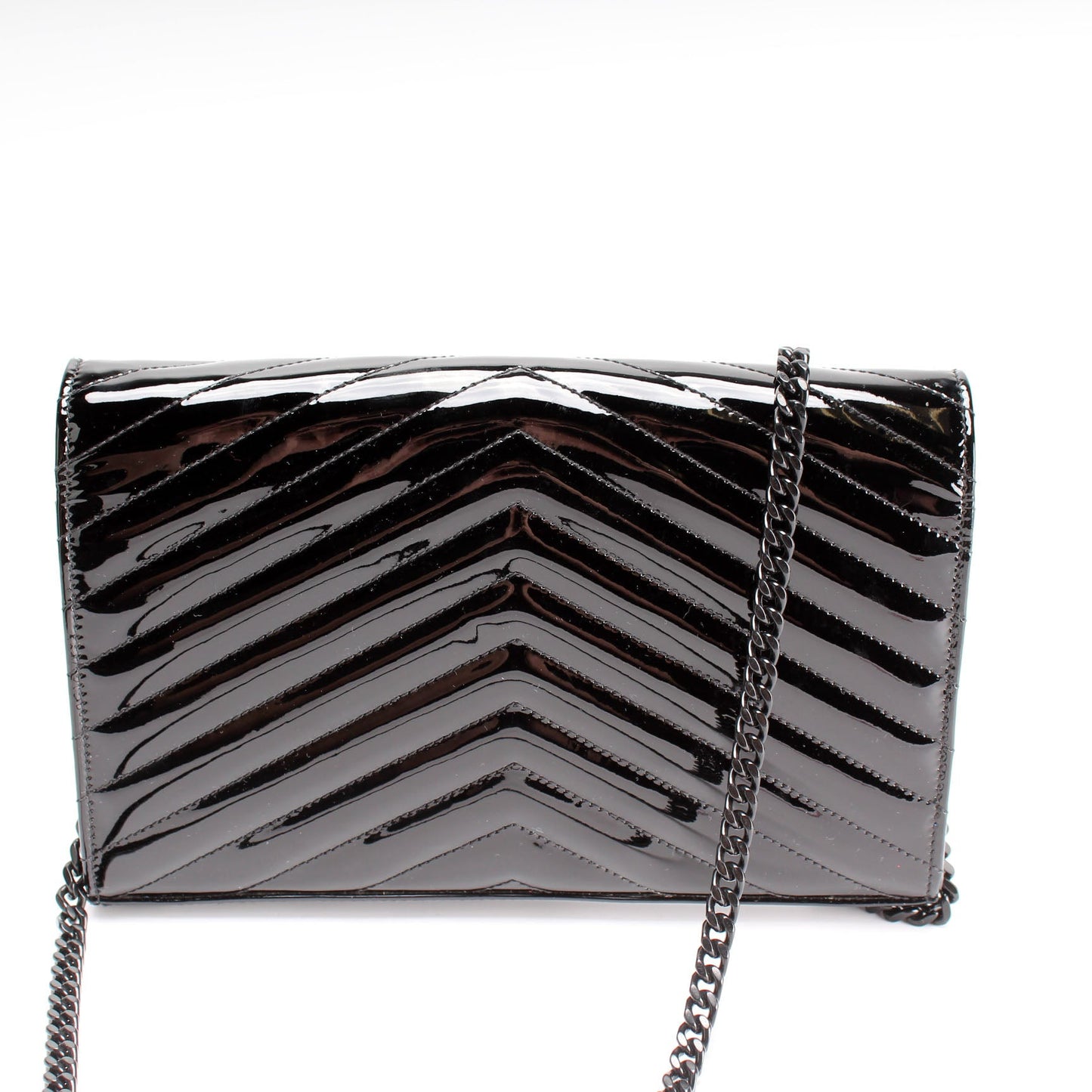 Cassandre Patent Chain Wallet