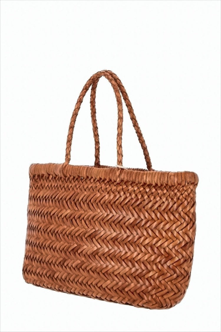 Dragon Diffusion Mini Woven Tote Bag In Buffalo Leather