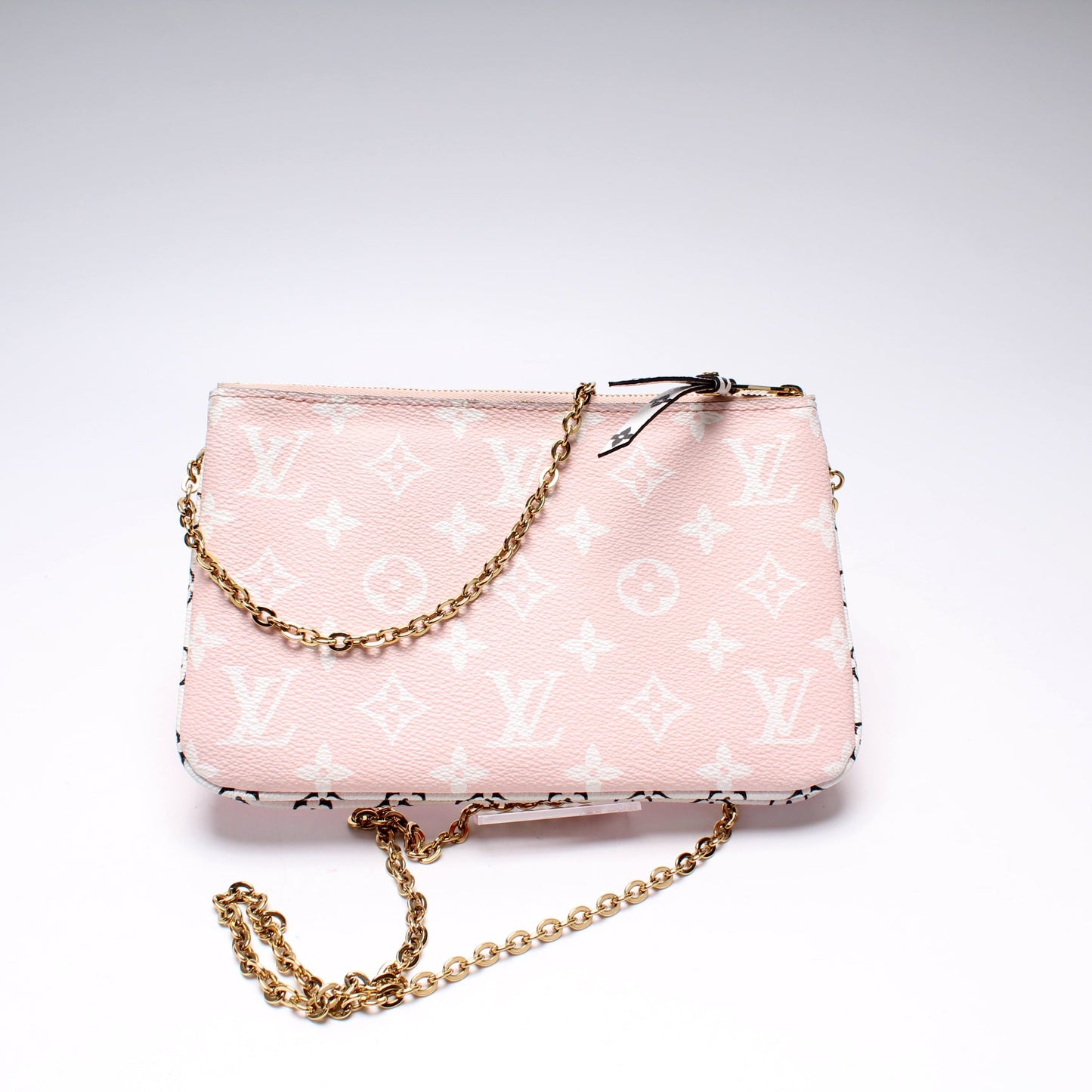 Double Zip Pochette Giant Reverse Monogram