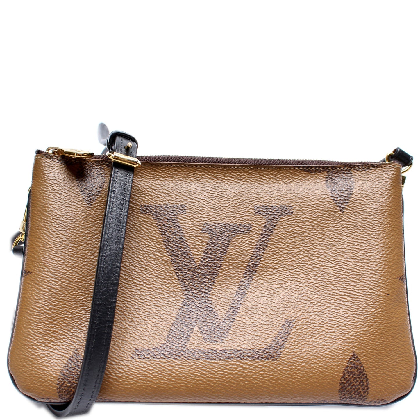 Double Zip Pochette Giant Reverse Monogram