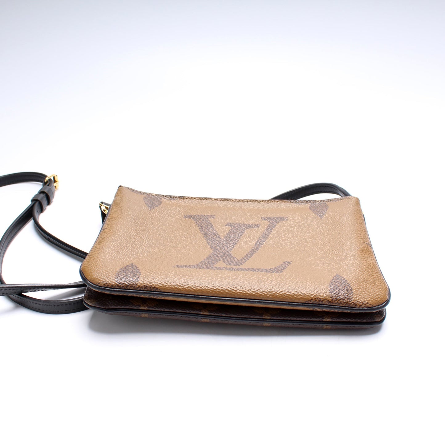 Double Zip Pochette Giant Reverse Monogram
