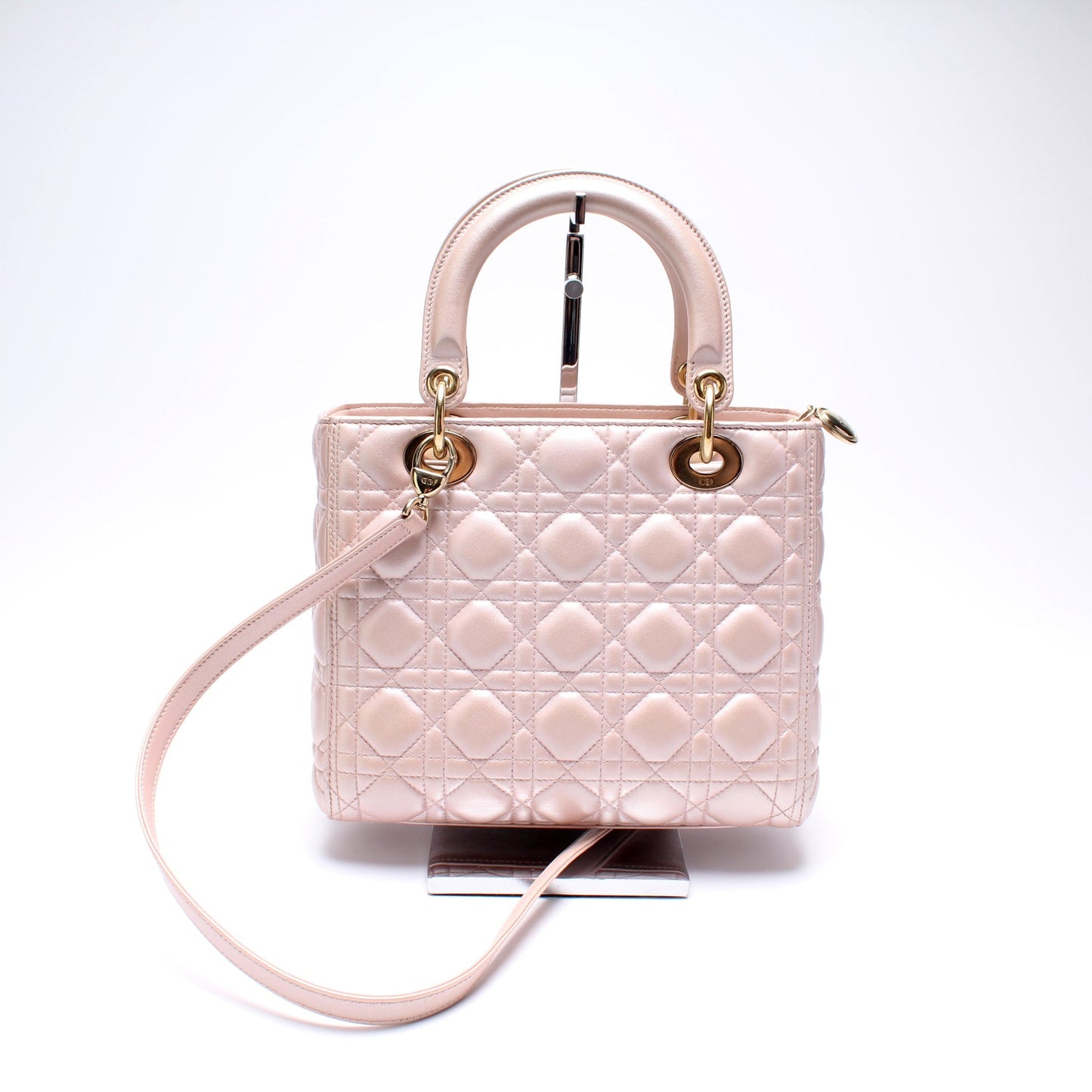 Lady Dior Medium Lambskin Cannage