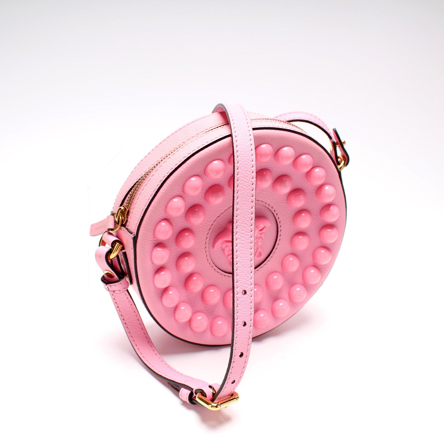 La Medusa Studded Round Camera Bag