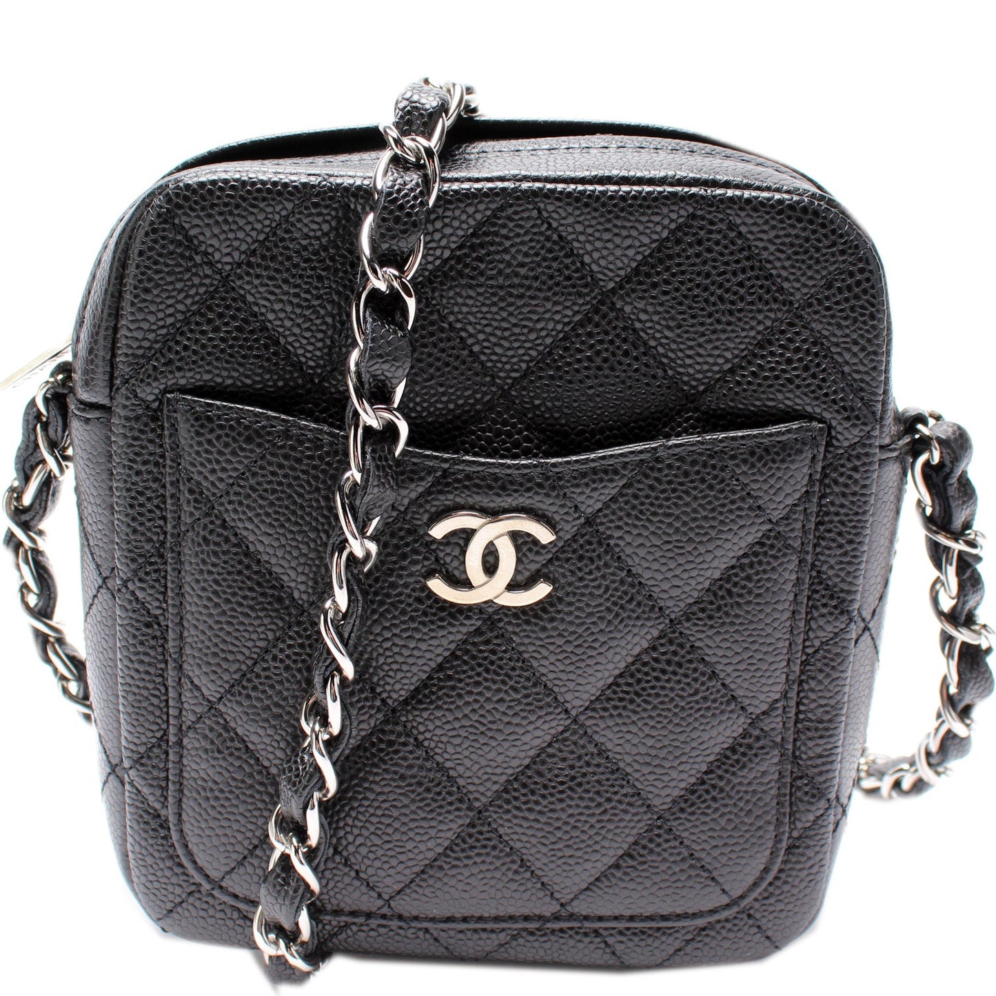 Mini Rectangle Crossbody Caviar