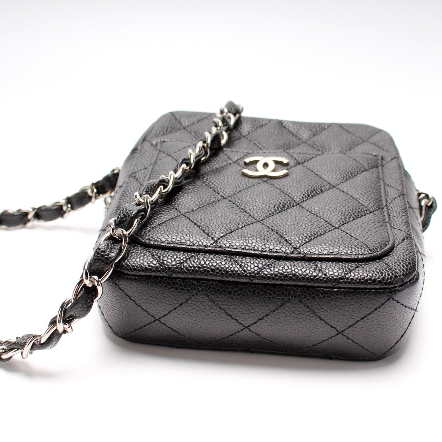 Mini Rectangle Crossbody Caviar