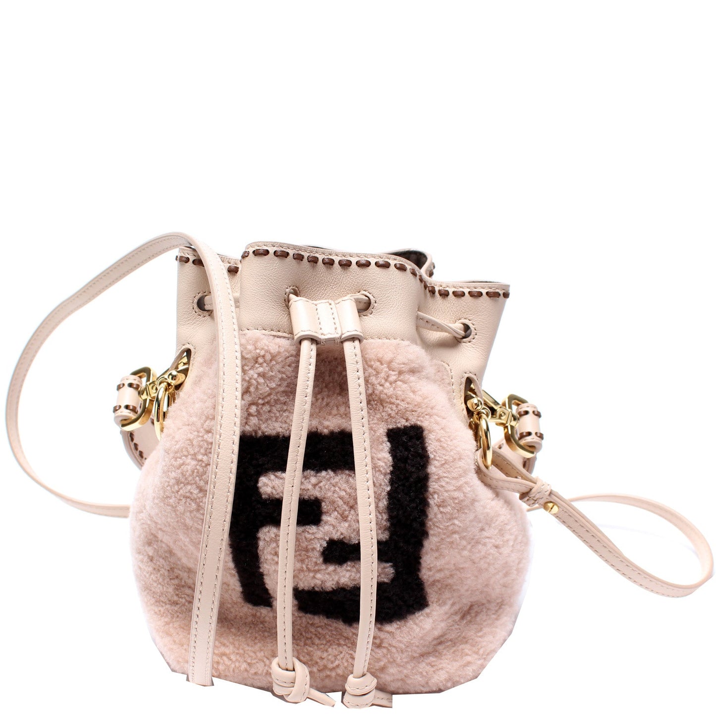 8BS010 Mini Mon Tresor Bucket FF Shearling