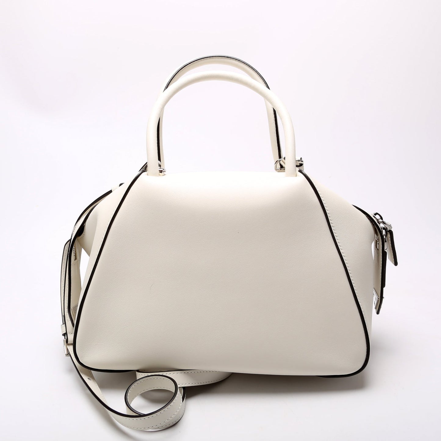 1BA365 Supernova Medium Handbag Calfskin White