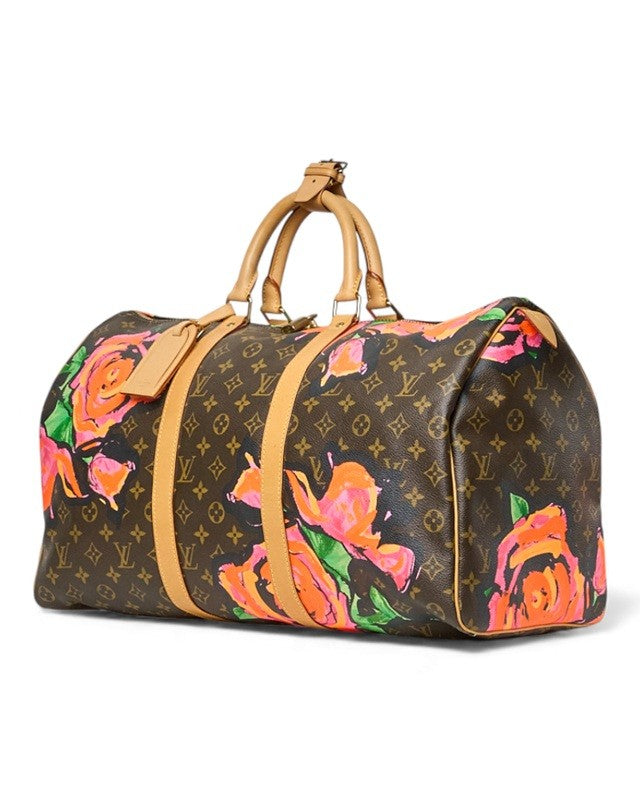 Louis Vuitton Keepall 50 Stephen Sprouse Roses L.E.