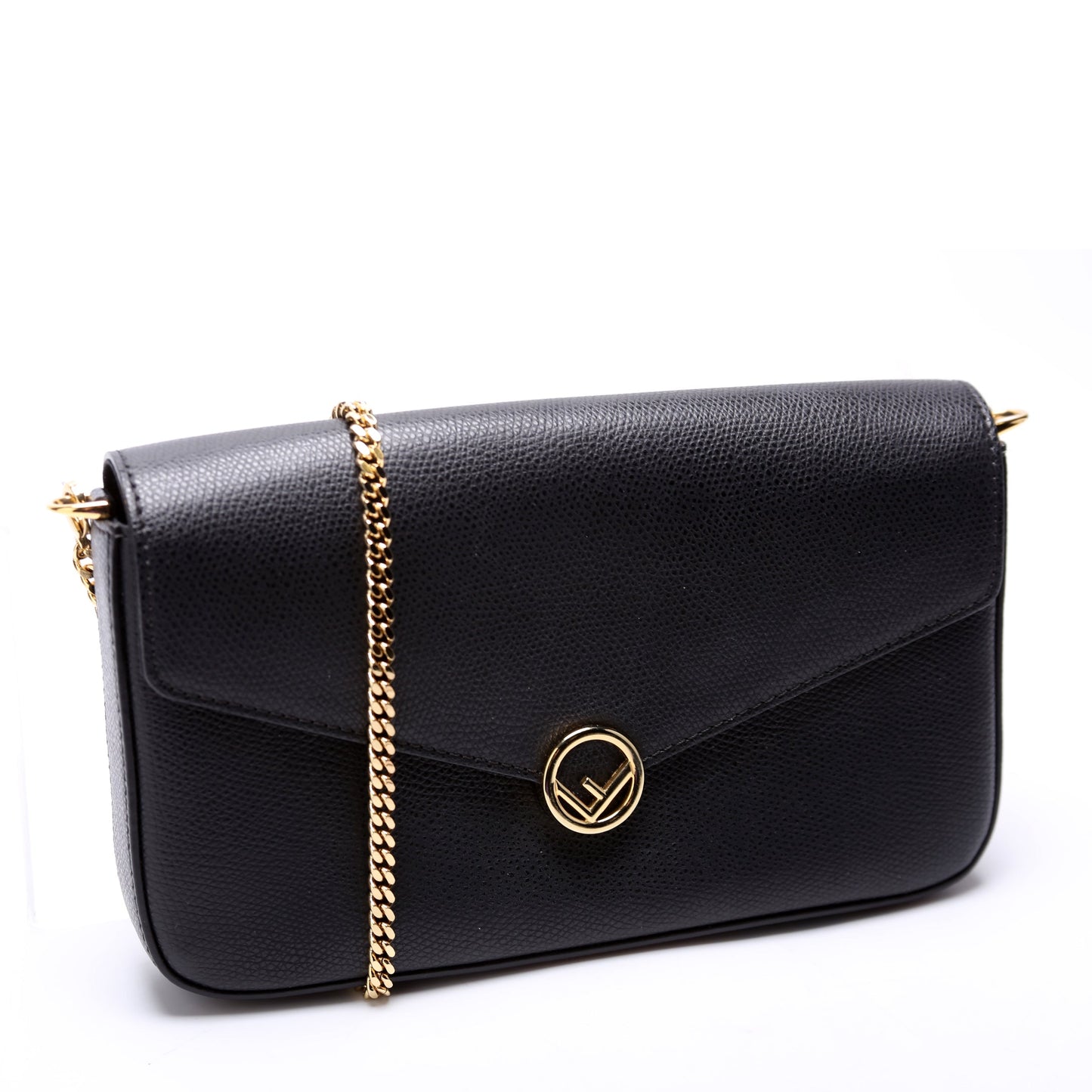 8BS032A Wallet on Chain with Pouches Black