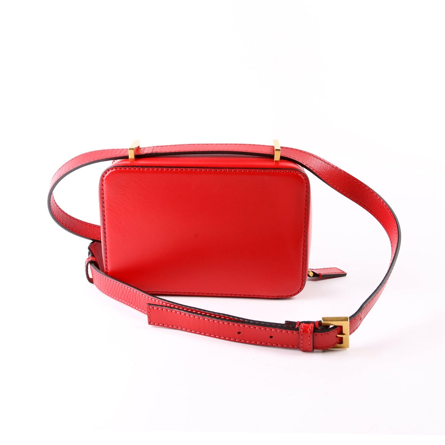 V Sling Crossbody Calfskin Red