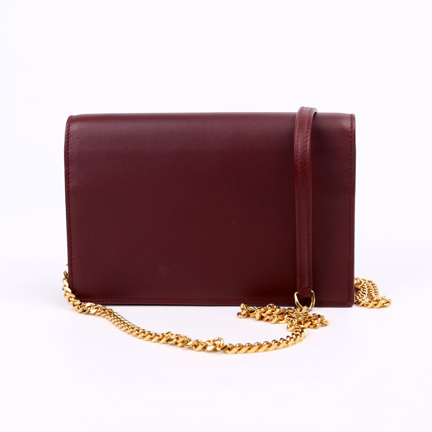 Kate Tassel Chain Wallet Maroon