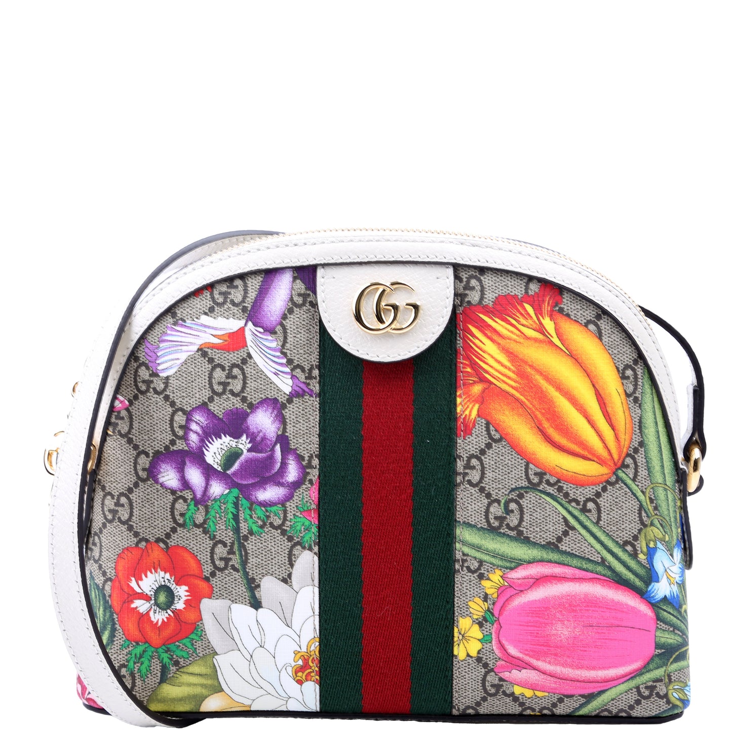 Ophidia GG Flora Small Crossbody