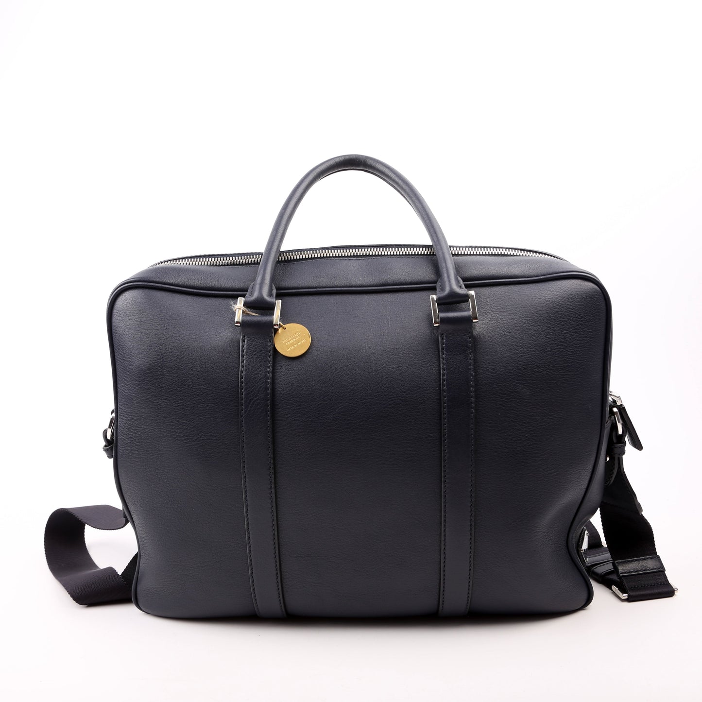 2VE305 Business Bag 2-Way Leather Blue