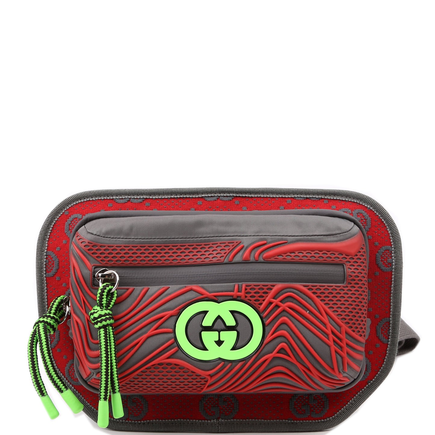 752102 GG Nylon/Rubber Belt Bag