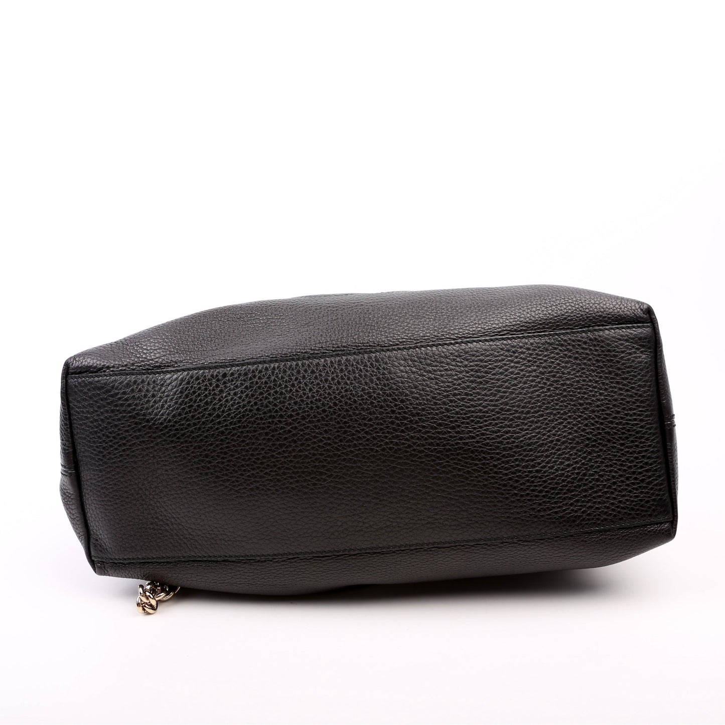308982 Soho Leather Shoulder Medium Black