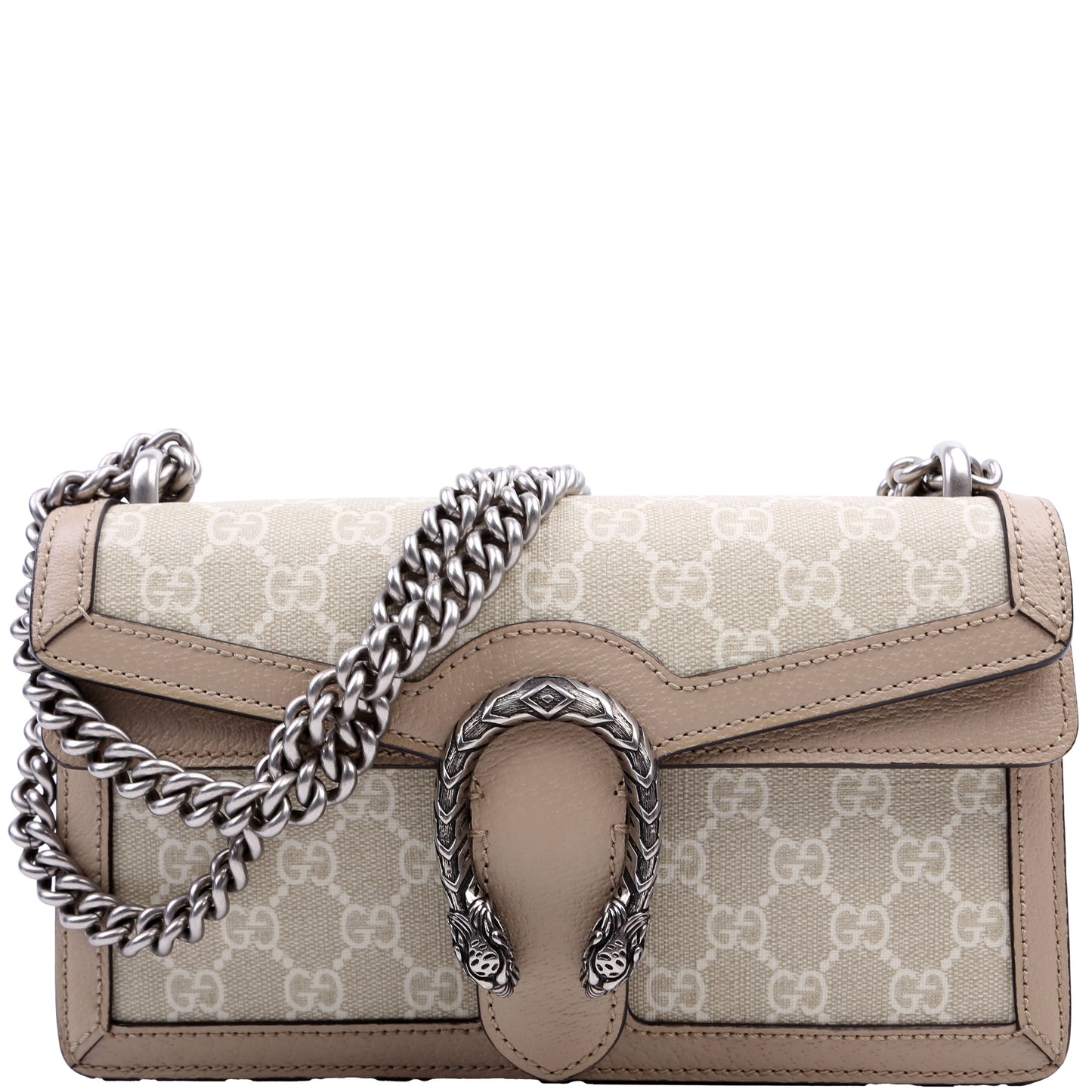 499623 Dionysus Small GG Supreme Beige