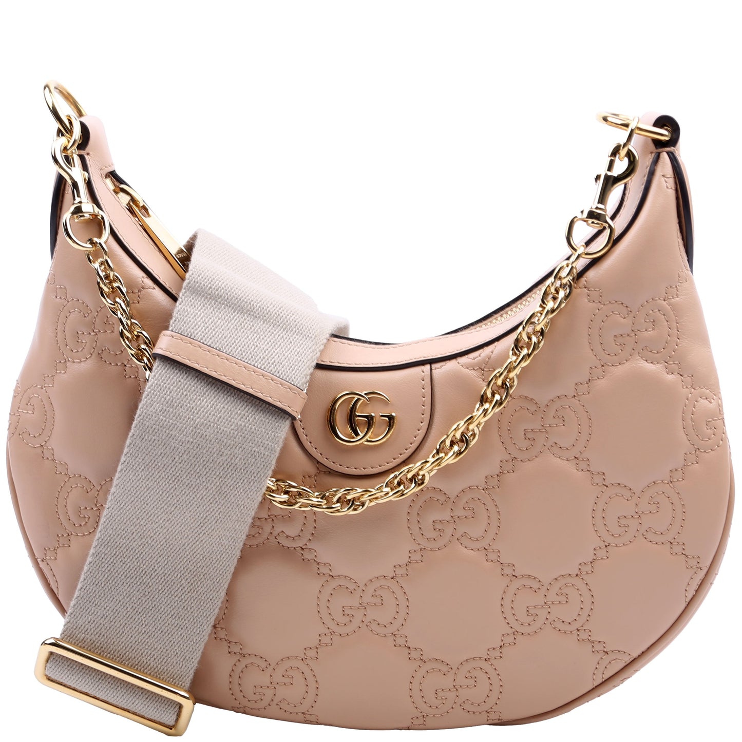 739709 Matelasse Small Bag Tan