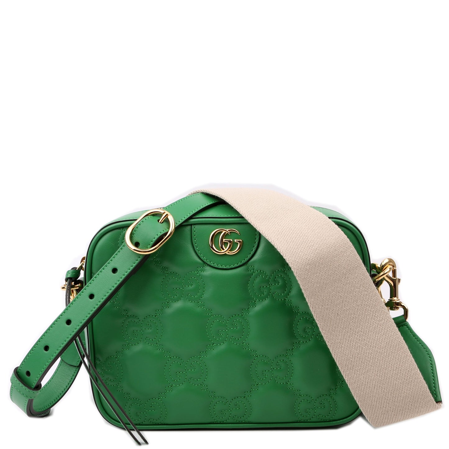 702234 GG Matelasse Small Green