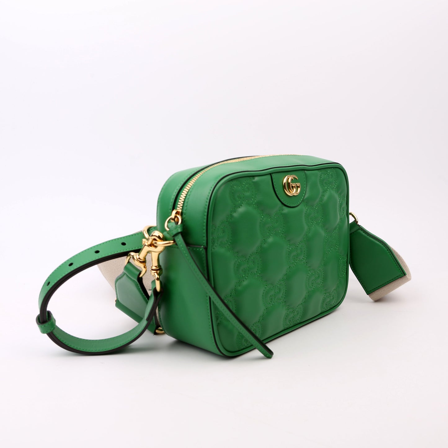 702234 GG Matelasse Small Green