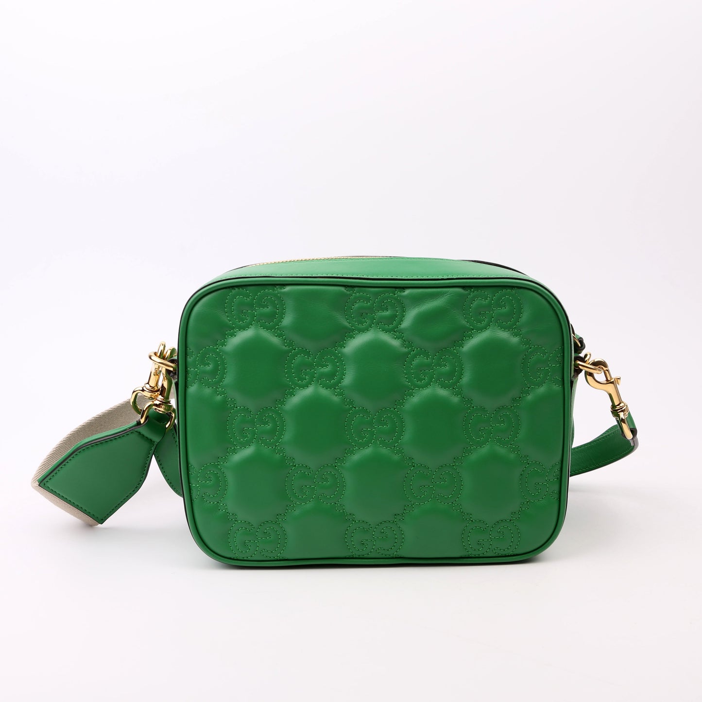 702234 GG Matelasse Small Green