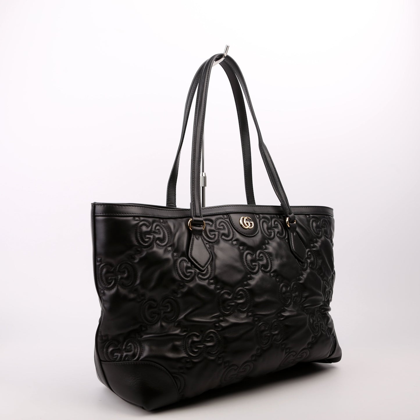 631685 GG Matelasse Ophidia Tote Black