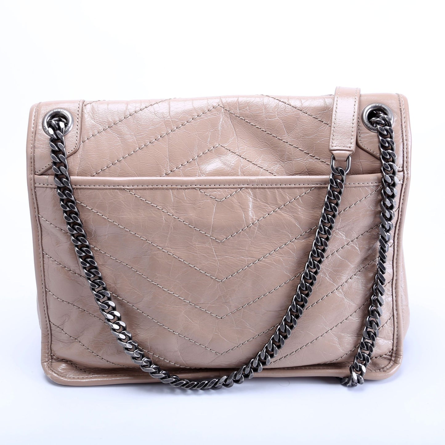 Niki Medium Crinkle Leather 633158 Tan