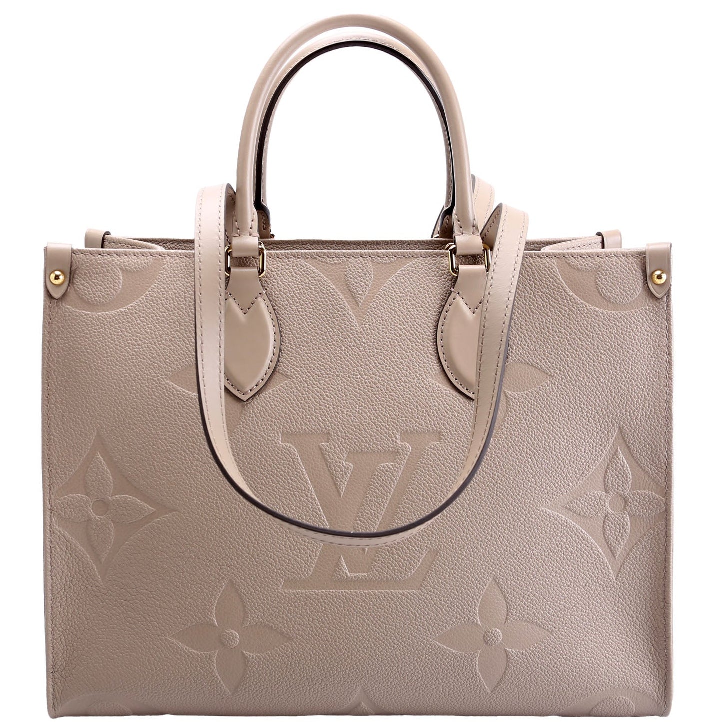 ONTHEGO MM Empreinte Leather Taupe