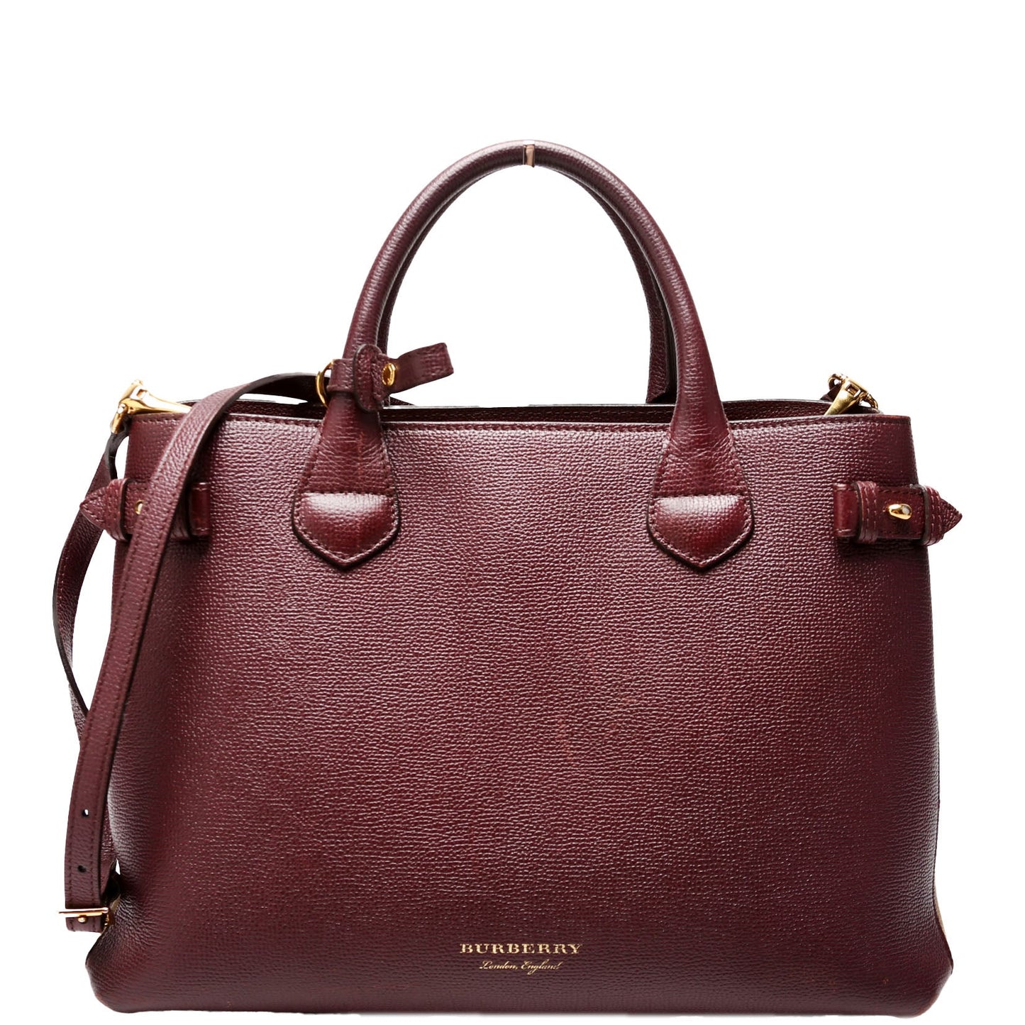 3962178 Banner Tote Medium Burgundy