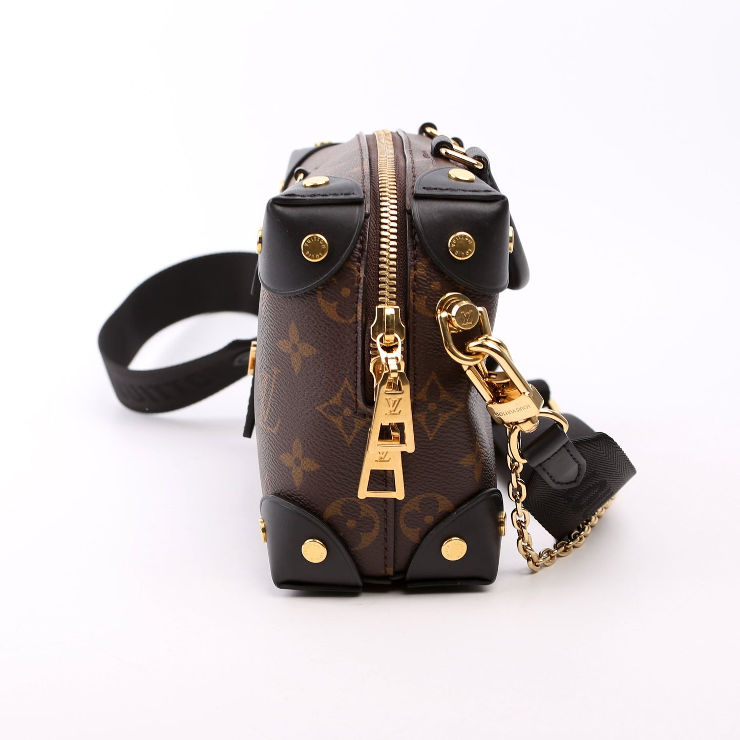 Petite Malle Souple Monogram Black/Brown