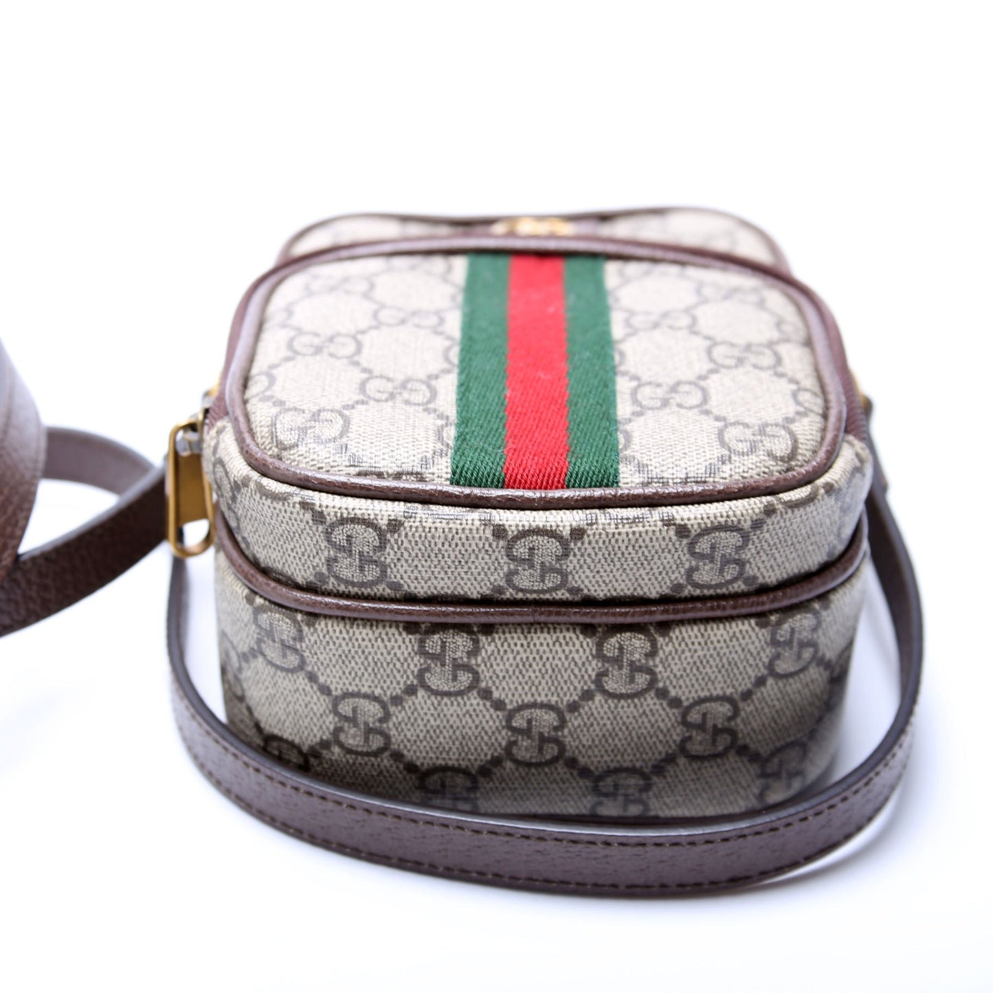 671682 GG Supreme Ophidia Mini Shoulder Bag Brown