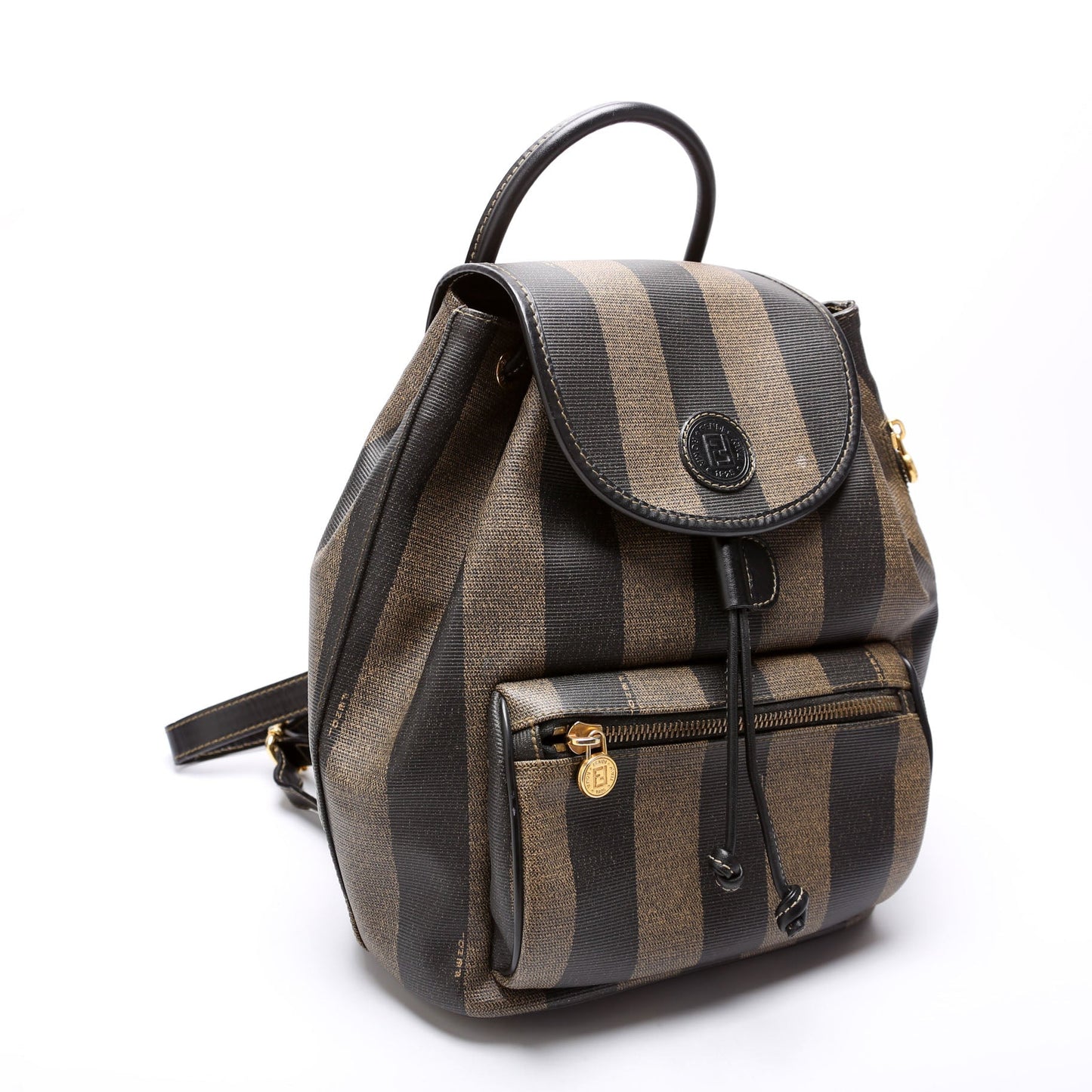 Pequin Canvas Mini Backpack Brown