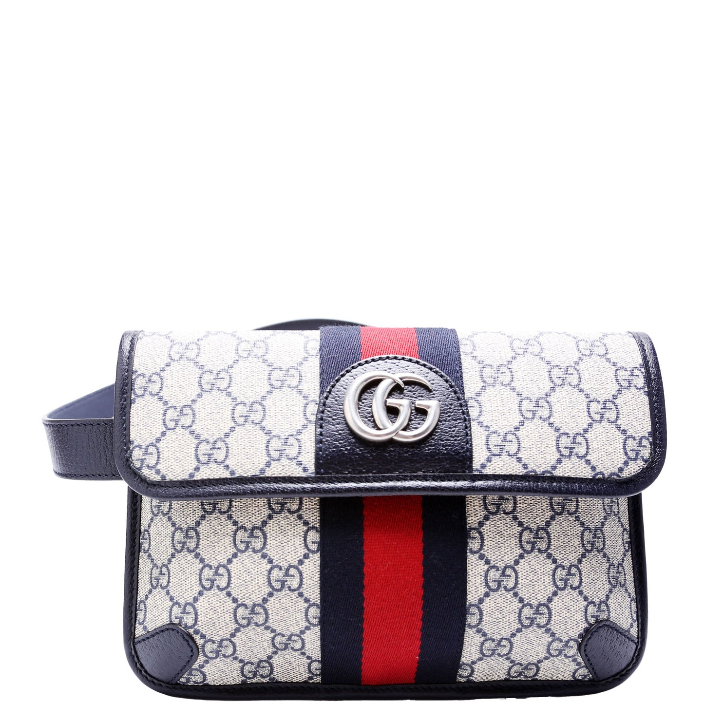 674081 GG Supreme Ophidia Belt Bag Navy