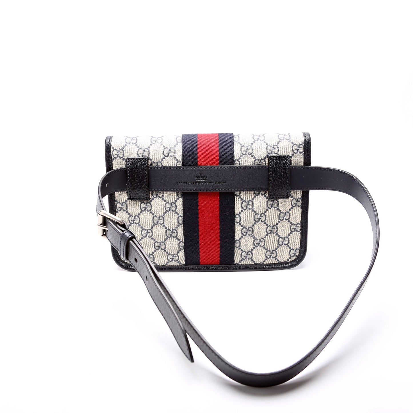 674081 GG Supreme Ophidia Belt Bag Navy