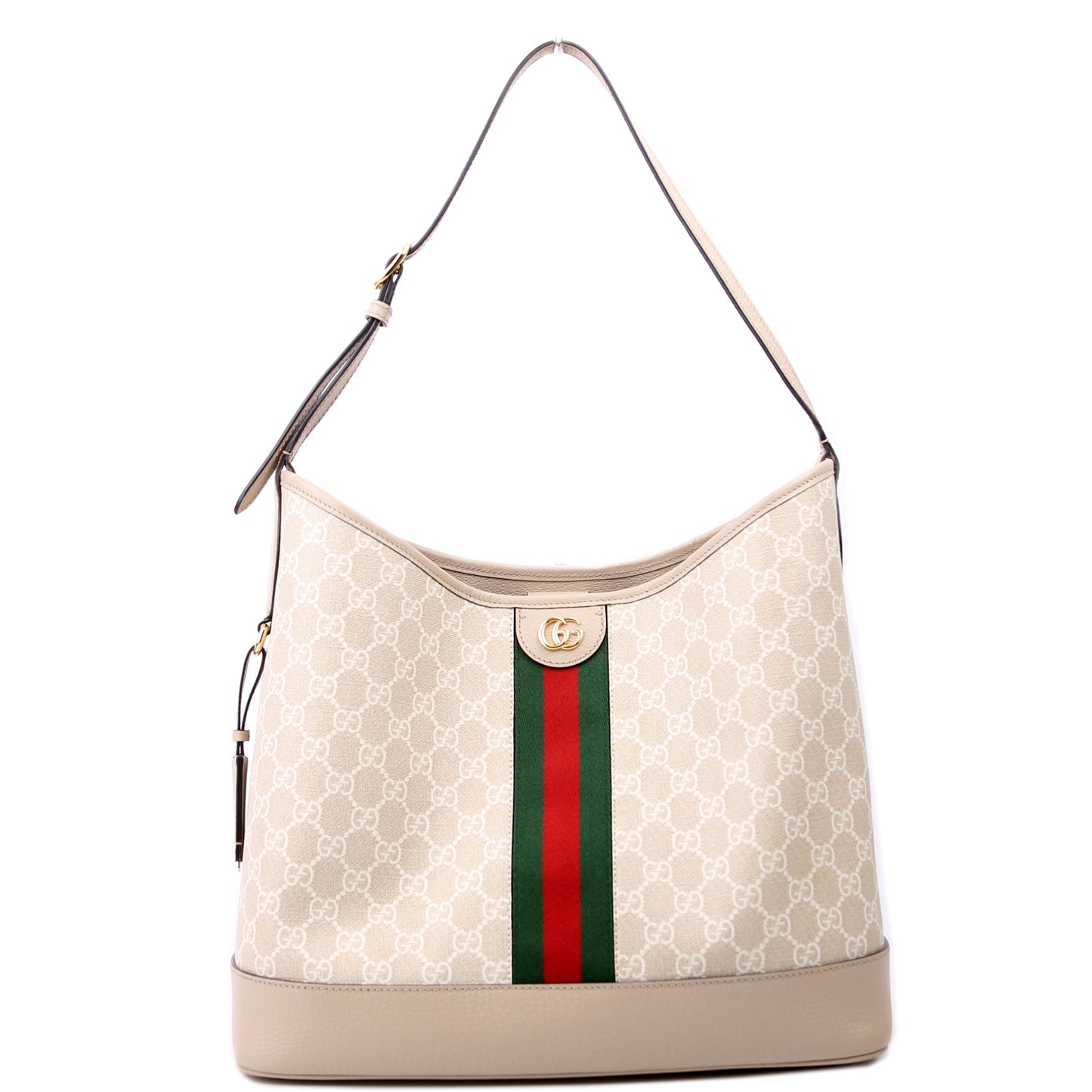781392 GG Supreme Ophidia Shoulder Large Tan