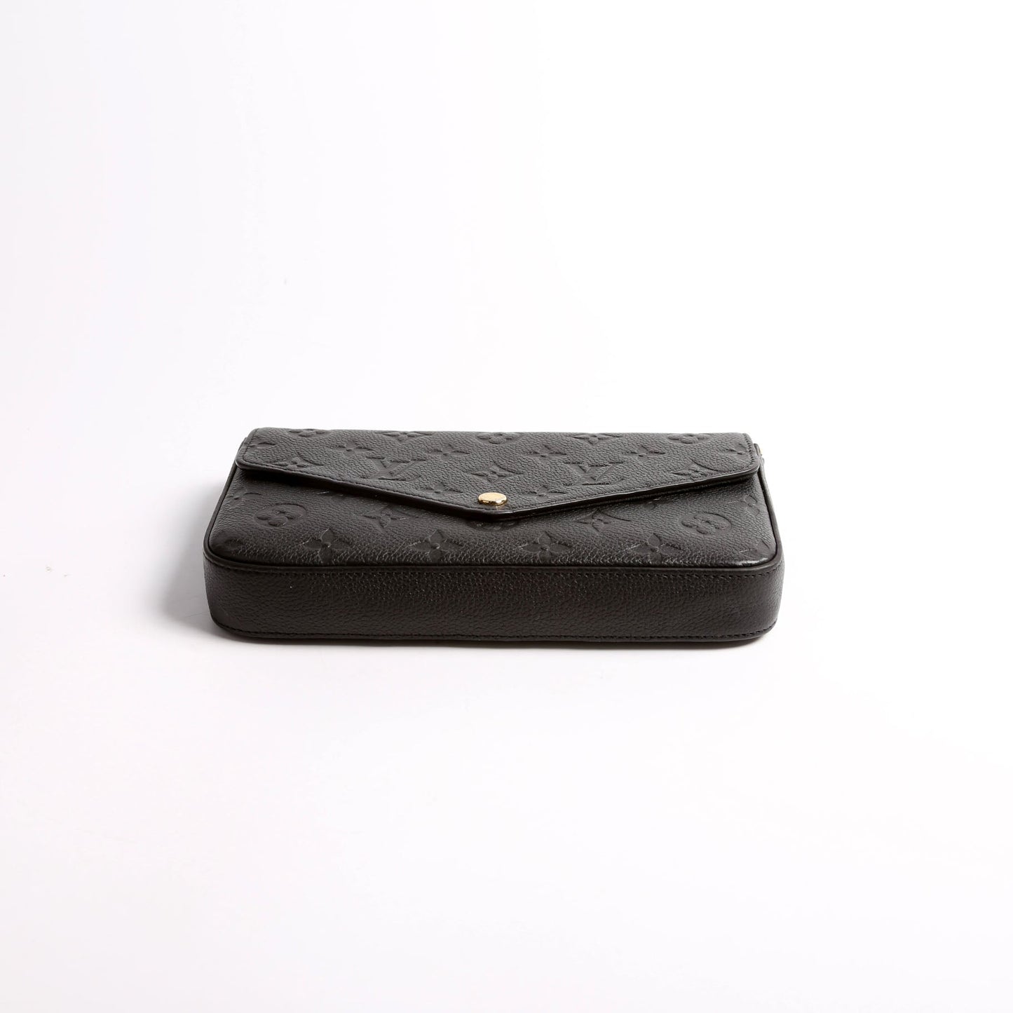 Pochette Felicie Empreinte Black