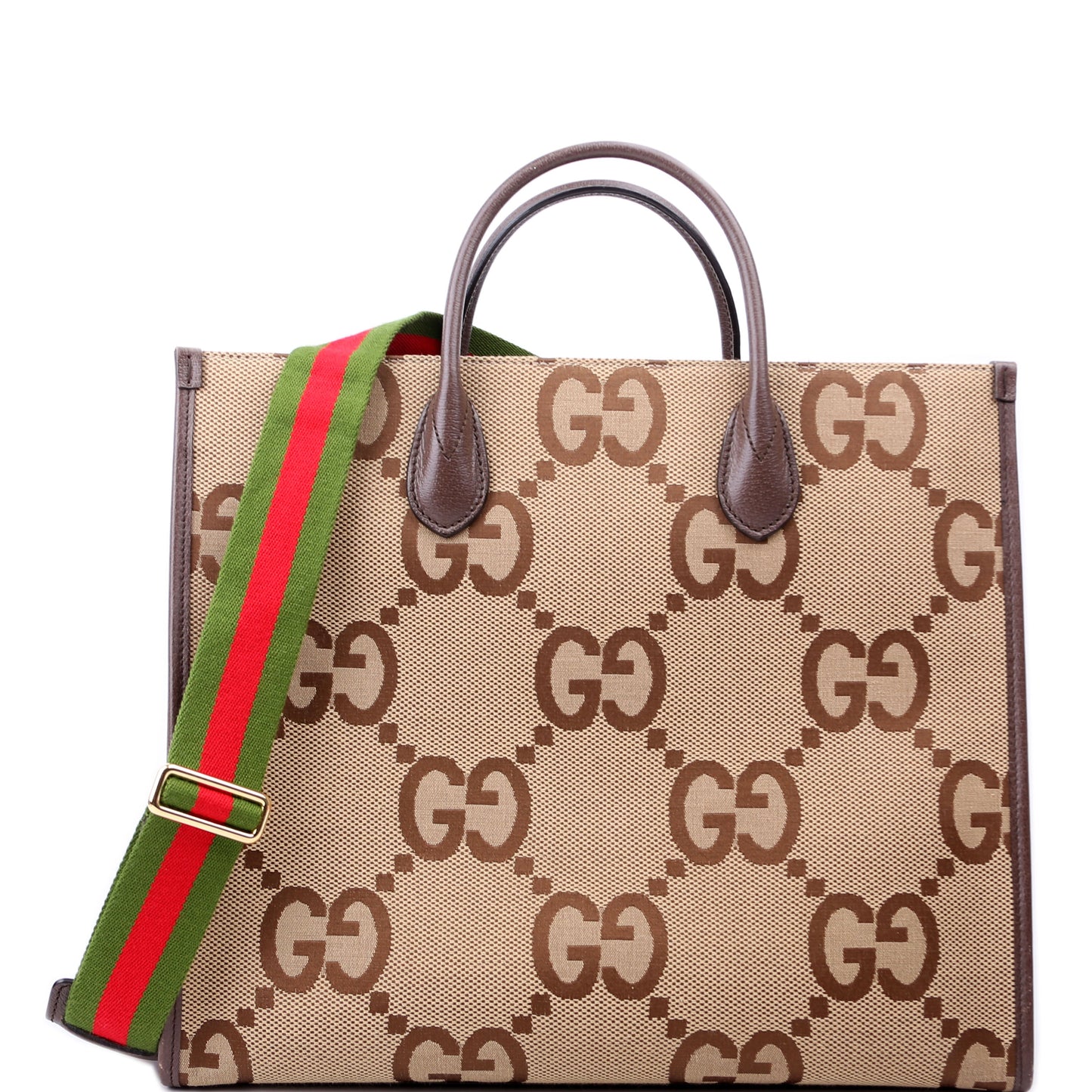 678839 Jumbo GG Tote Bag Brown
