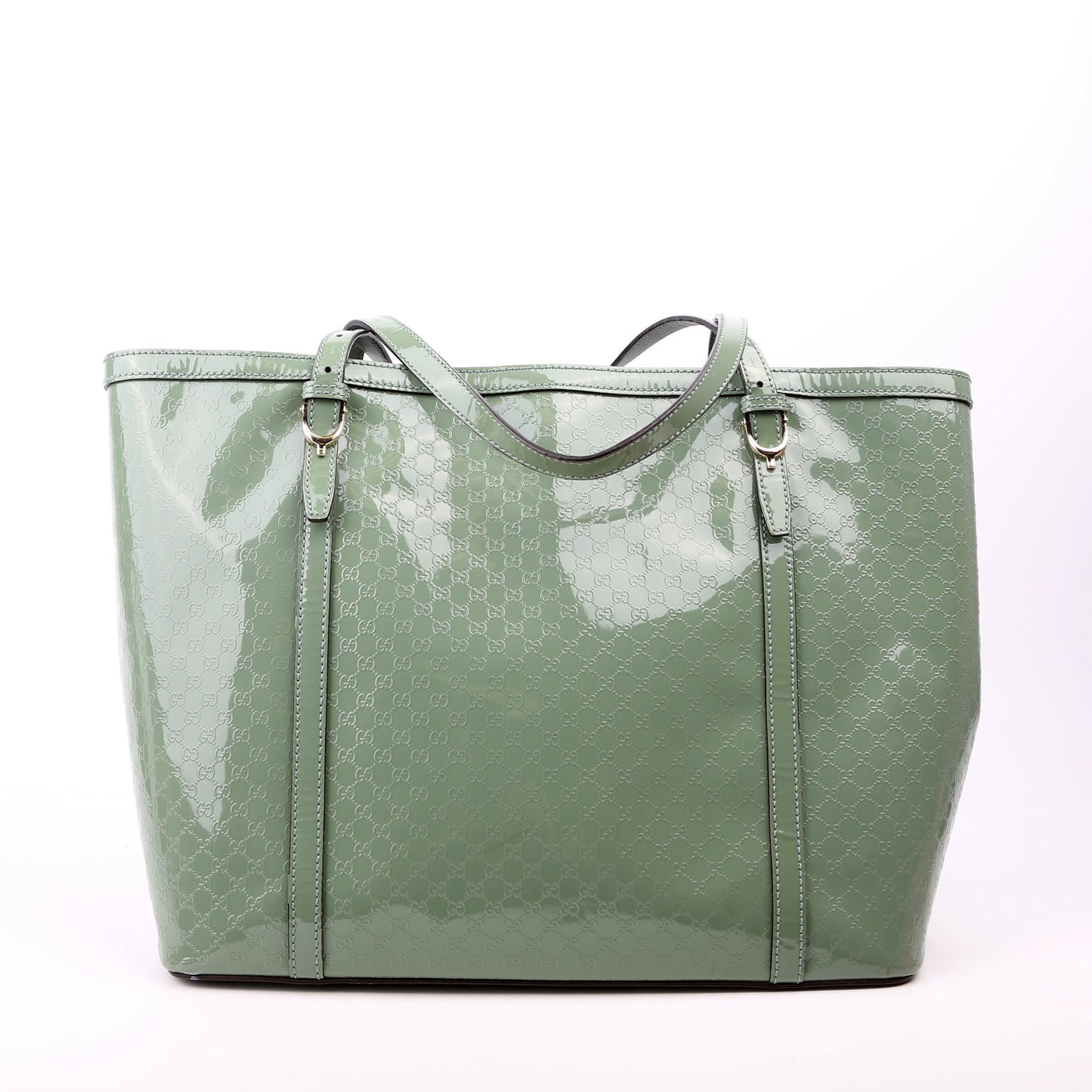 309613 Patent Microguccissima Nice Tote Green