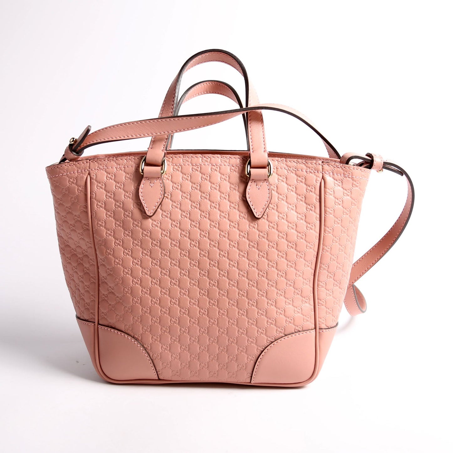 449241 Micro Guccissima Bree Small Tote Pink