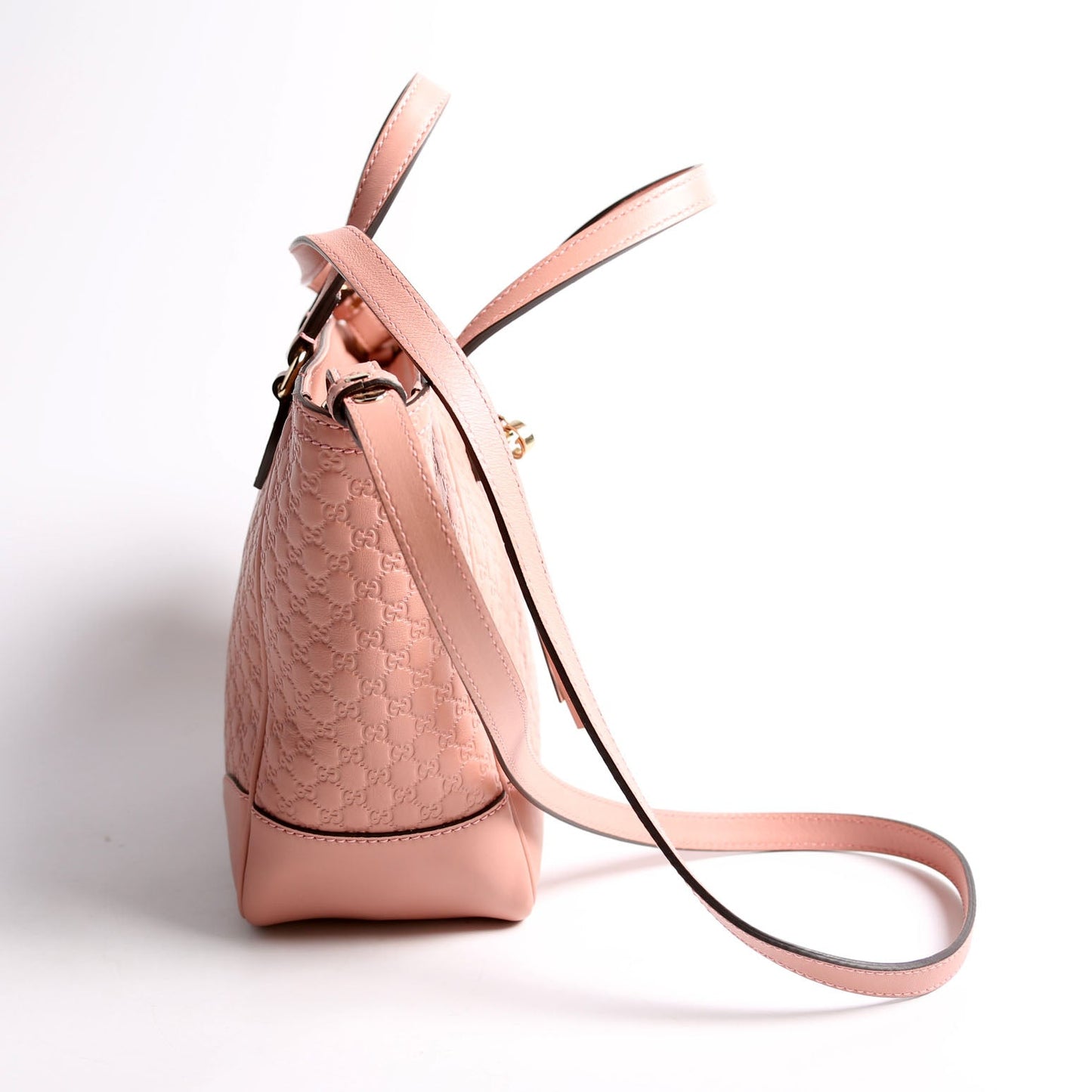 449241 Micro Guccissima Bree Small Tote Pink