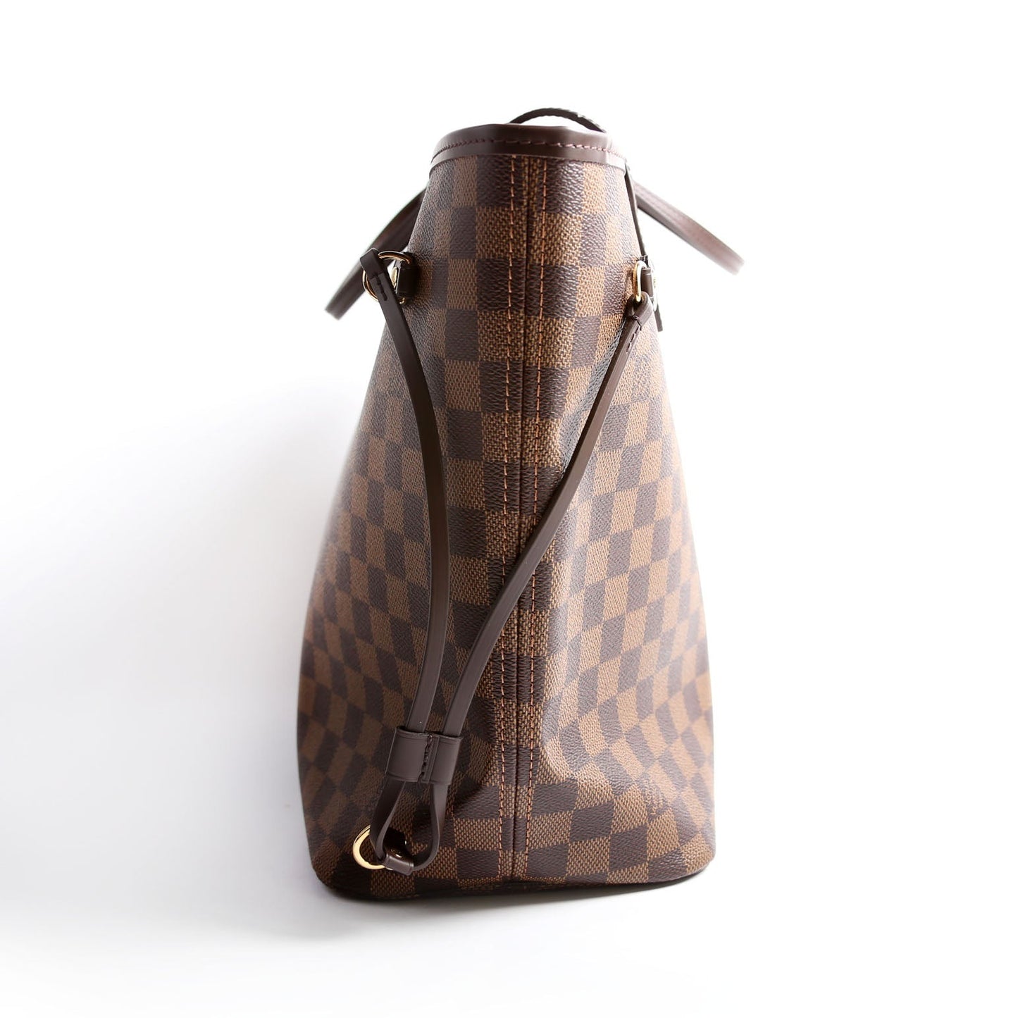 Neverfull With Wallet MM Damier Ebene Red