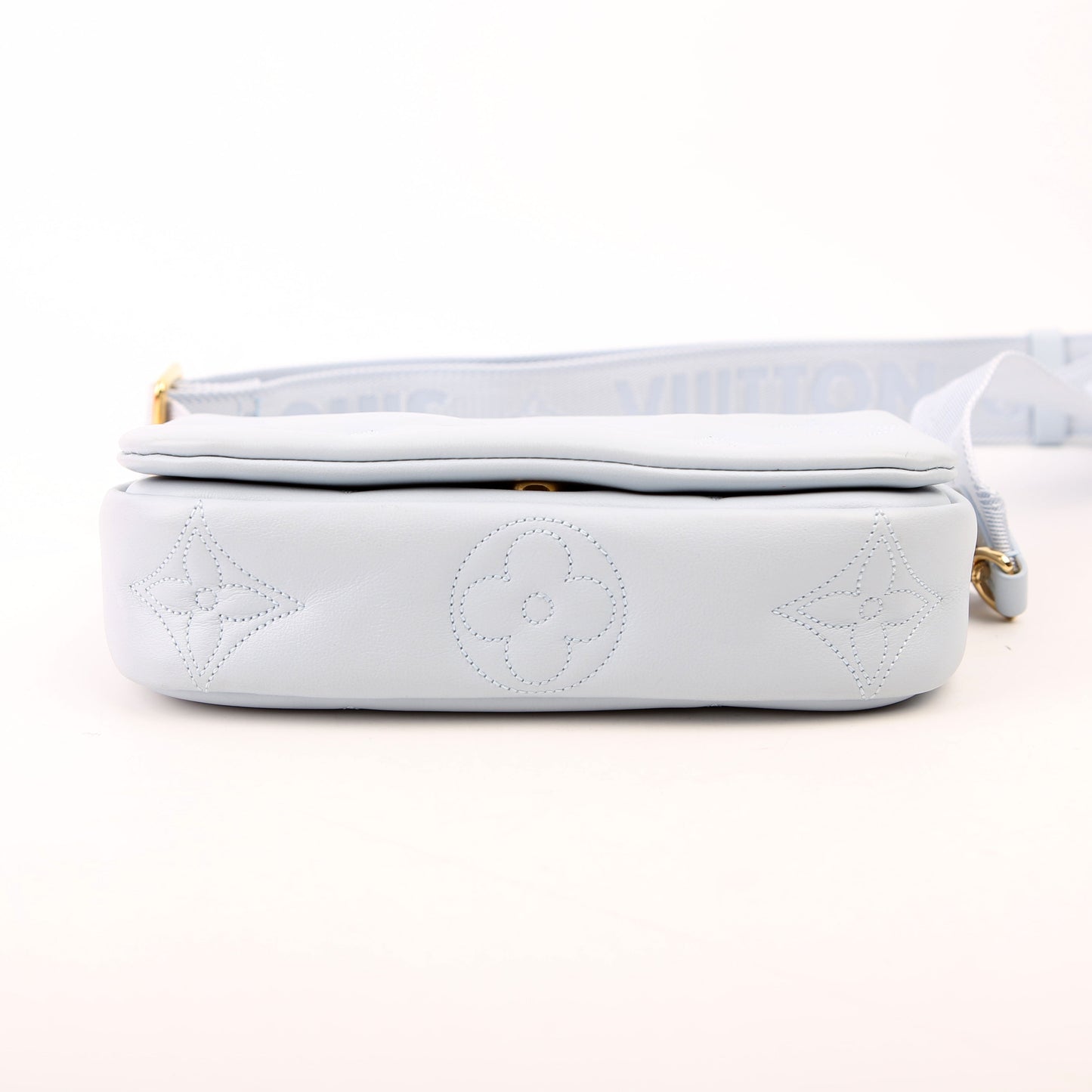 Wallet On Strap Bubblegram Blue